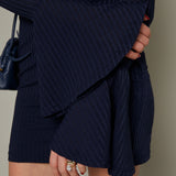 Morgan Navy Flared Sleeve Mini Dress