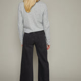 Jenna Black Low Slung Palazzo Jeans - Zen