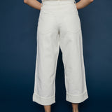Drew High Rise Baggy Jeans- Off White