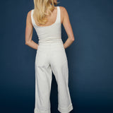 Drew High Rise Baggy Jeans- Off White
