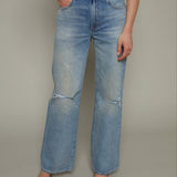 Tianna High Rise Baggy Jeans - Apprentice Distressed