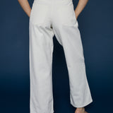Drew High Rise Baggy Jeans- Off White