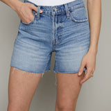 Dora Relaxed Mid Rise Cut Off Shorts