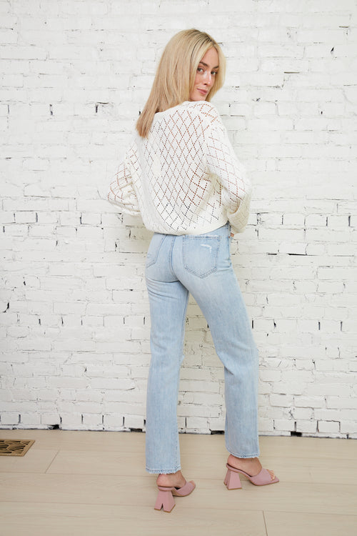 Chloe Distressed Light Wash Jeans