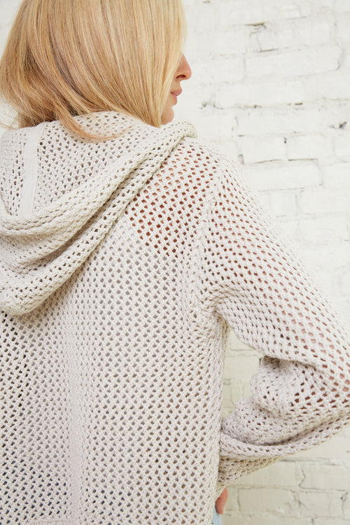 Basia Hooded Knit Zip Up