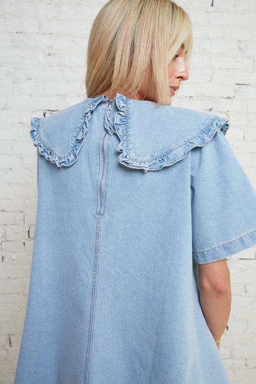 Felicity Collared Denim Shirt Dress
