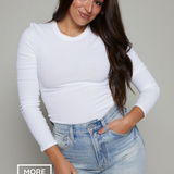 Sullivan Organic Rib Tee - White