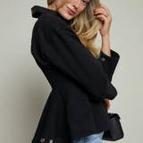 Dakota Twill Canvas Peplum Jacket