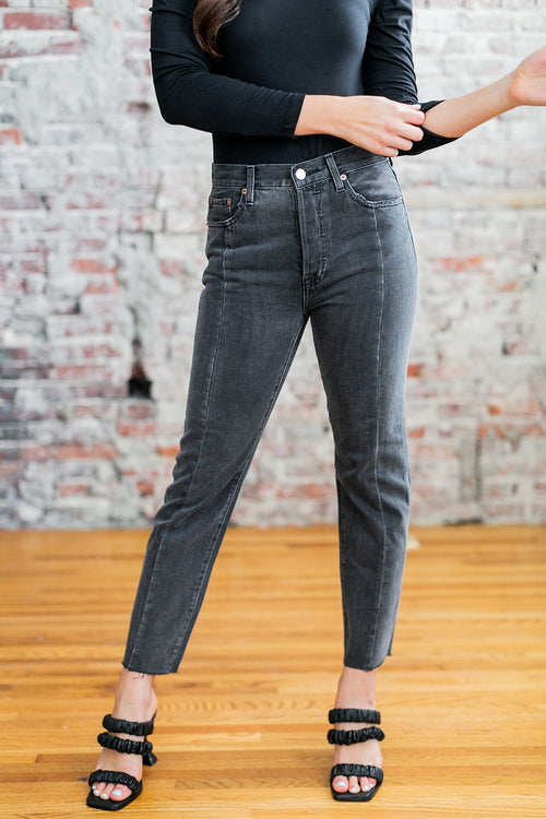 Rylee Seamed Straight Leg Jeans