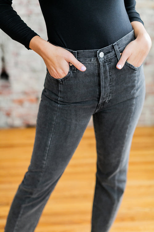 Rylee Seamed Straight Leg Jeans