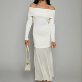 Naomi Mixed Media Maxi Dress