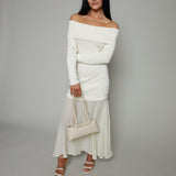 Naomi Mixed Media Maxi Dress