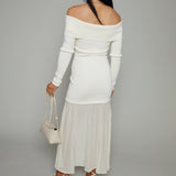 Naomi Mixed Media Maxi Dress