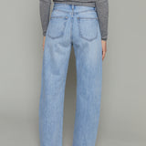 Blake High Rise Barrel Jeans - Gaze