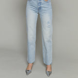 Chloe Super High Rise Straight Jeans - Sunrise Vintage