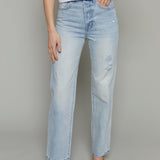 Chloe Super High Rise Straight Jeans - Sunrise Vintage