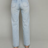 Chloe Super High Rise Straight Jeans - Sunrise Vintage