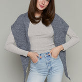 Soft Knit Triangle Scarf