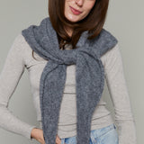 Soft Knit Triangle Scarf