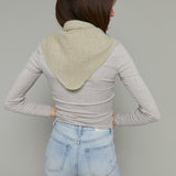 Soft Knit Triangle Scarf