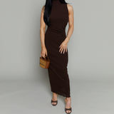 Ivana Mesh Maxi Dress