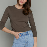 Farrah Slub Jersey Top