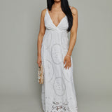 Nettie Embroidered Maxi Sundress