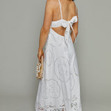 Nettie Embroidered Maxi Sundress