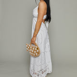 Nettie Embroidered Maxi Sundress