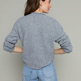 Ramsey Henley Pullover Sweater - Heather Grey