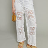 Leslie Lace Patchwork Pants