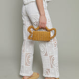 Leslie Lace Patchwork Pants