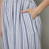 Margaret Seersucker Striped Maxi Dress