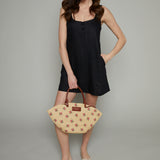 Dana Linen Mini Dress - Black