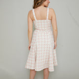Carrie Tweed Flared Midi Dress