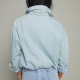 Megan Bubble Hem Denim Jacket