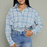 Bowie Cropped Plaid Shirt