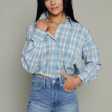 Bowie Cropped Plaid Shirt