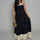 Yasmin Polka Dot Maxi Dress