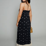 Yasmin Polka Dot Maxi Dress