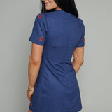 Gael Floral Embellished Mini Dress