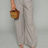Hattie Striped Wide Leg Trouser