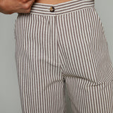 Hattie Striped Wide Leg Trouser