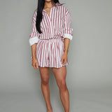 Karina Striped Skort