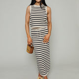 Catalina Striped Muscle Tank Top