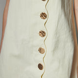 Harlow Button Front Shift Mini Dress