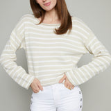 Sansa Striped Pullover Sweater