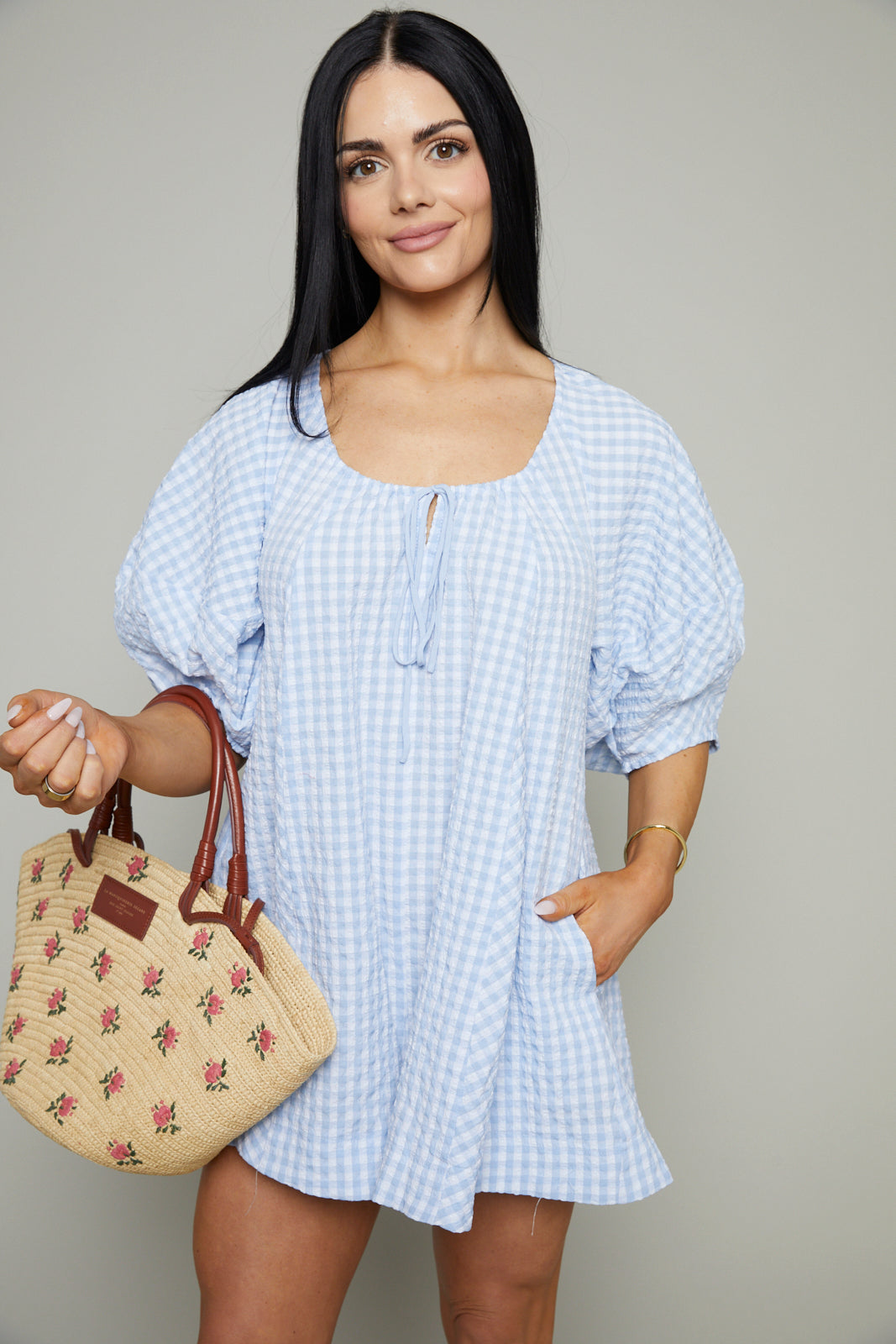 Mason Gingham Romper