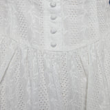 Briana Cotton Lace Mini Dress