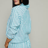 Magnolia Linen Striped Short - La Palma